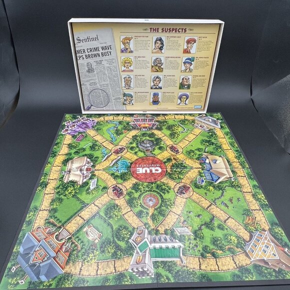2005 Clue Mysteries Decoding Detective 50 Cases Board Game Parker Bros COMPLETE - Picture 8 of 16